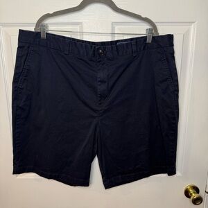 Vineyard Vines Navy Blue Flat Front Breaker Short Chino Size 42 Waist GUC